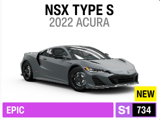 Acura NSX Type S
