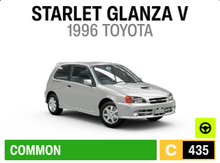 Toyota Starlet Glanza V