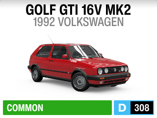 Volkswagen Golf GTI 16V Mk2