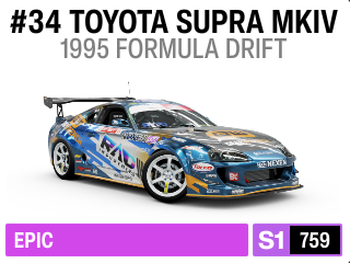 Formula Drift #34 Toyota Supra MkIV